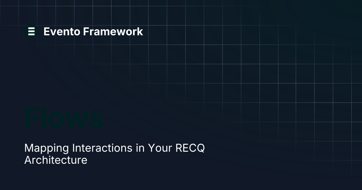Flows | Evento Framework
